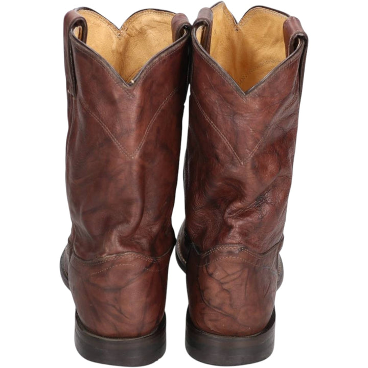 Justin Roper Boots 9EE Men's 27.0cm unclear brown type Vintage Second Hand