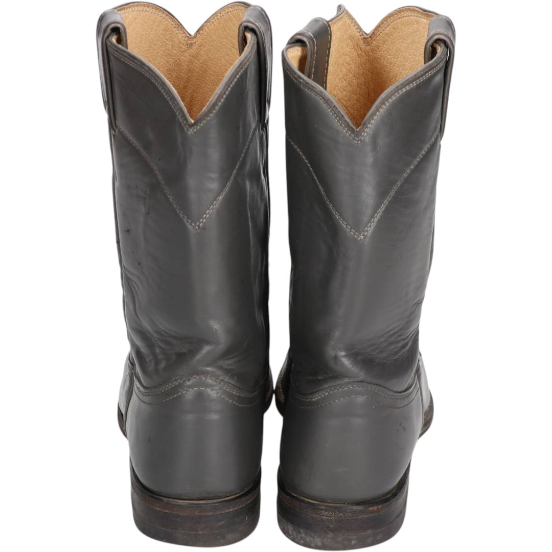 Justin Western Boots, Made in USA, Size 8 1/2 C Women's 25.5cm unclear gray type Vintage Second Hand