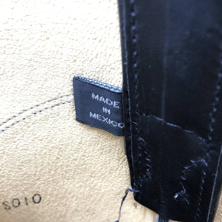 Justin 3133 Roper Boots, Size 8 1/2D Men's 26.5cm genuine leather black type Vintage Second Hand
