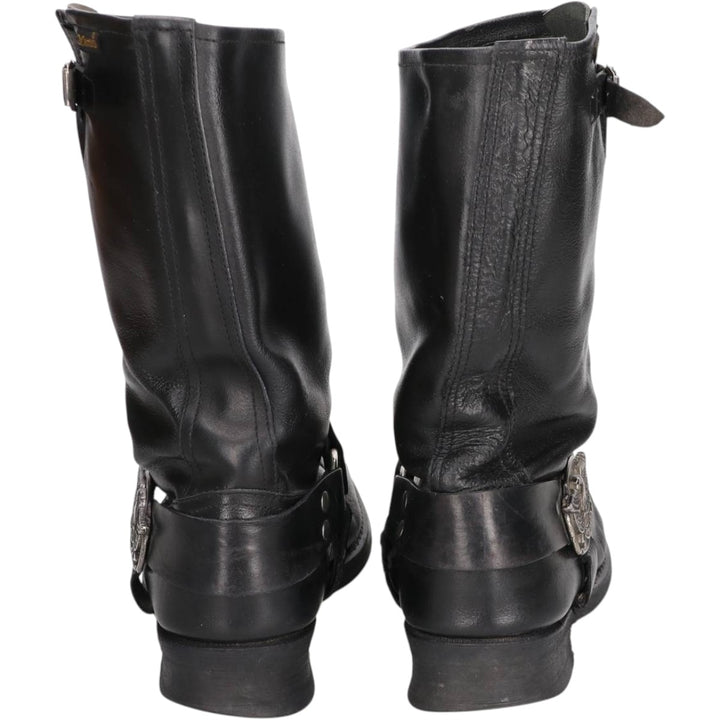 Dr. Termans Steel Toe Engineering Boots, Size 42 Men's 27.0cm unclear black type Vintage Second Hand