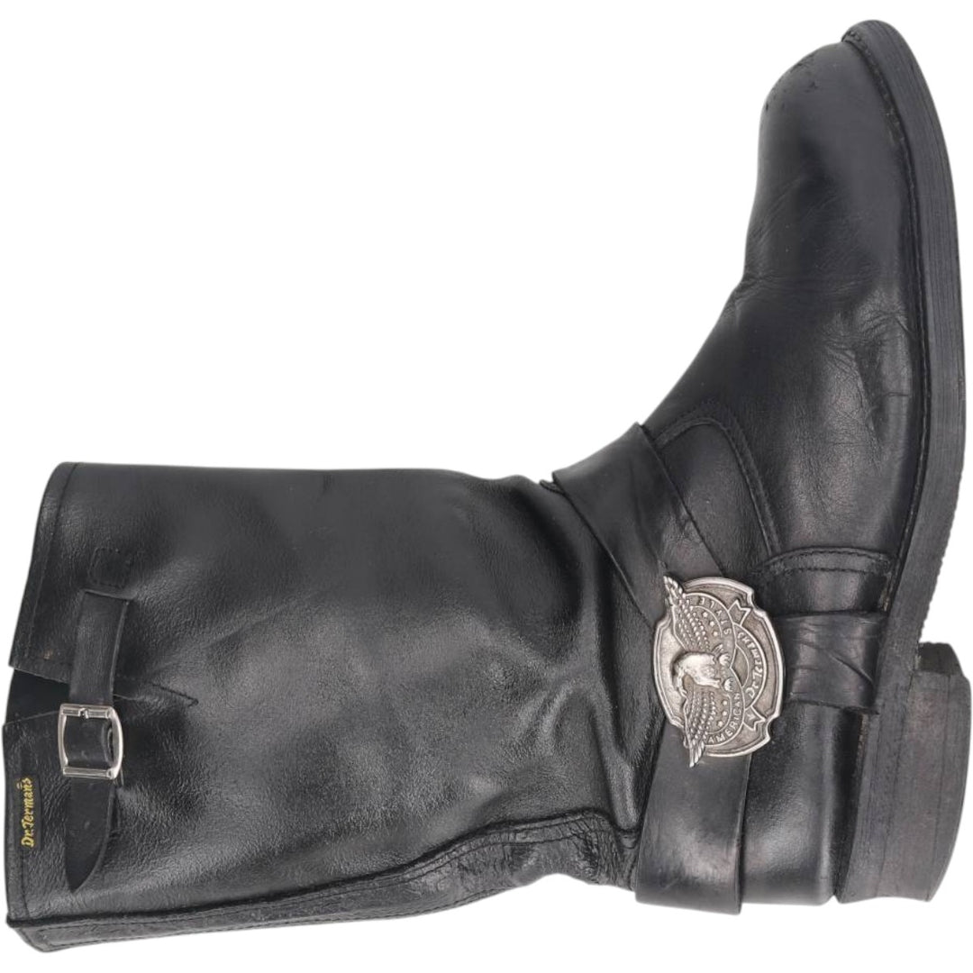 Dr. Termans Steel Toe Engineering Boots, Size 42 Men's 27.0cm unclear black type Vintage Second Hand