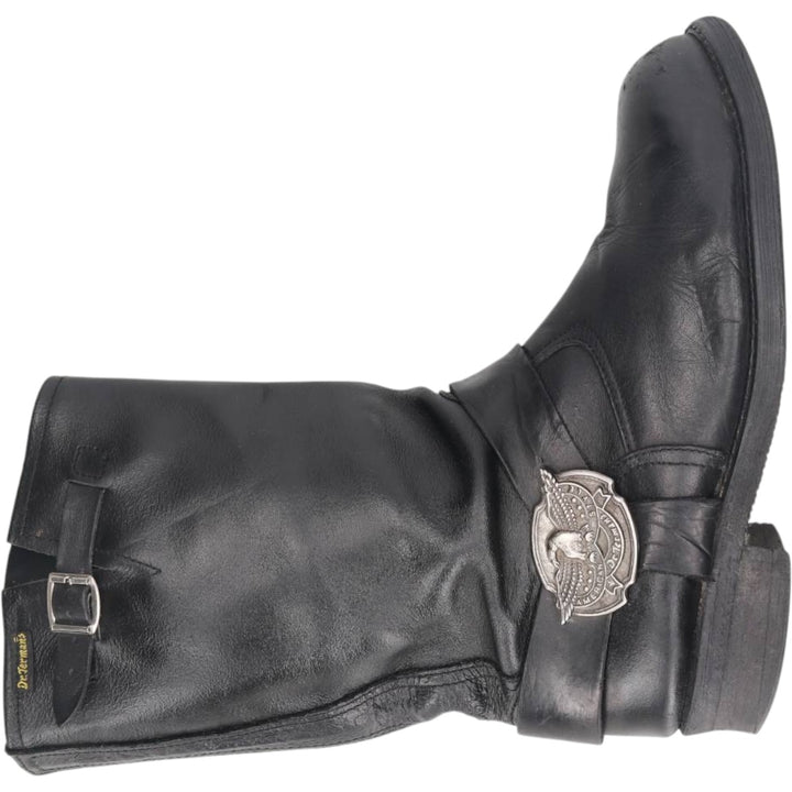 Dr. Termans Steel Toe Engineering Boots, Size 42 Men's 27.0cm unclear black type Vintage Second Hand