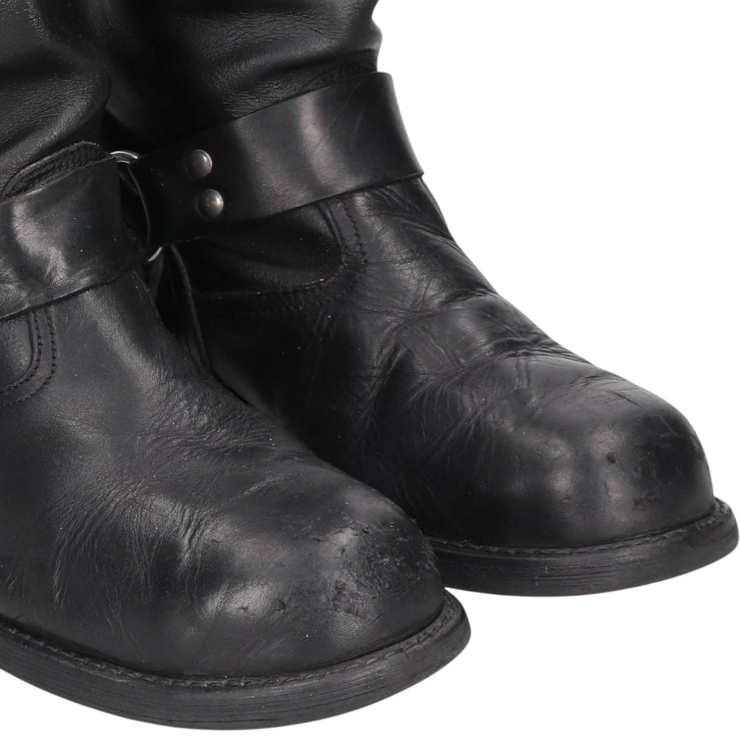 Dr. Termans Steel Toe Engineering Boots, Size 42 Men's 27.0cm unclear black type Vintage Second Hand