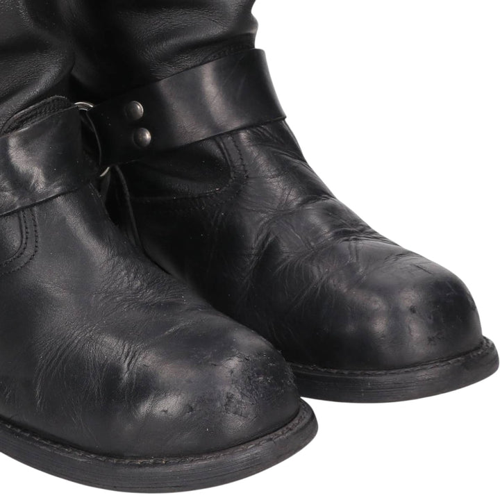 Dr. Termans Steel Toe Engineering Boots, Size 42 Men's 27.0cm unclear black type Vintage Second Hand