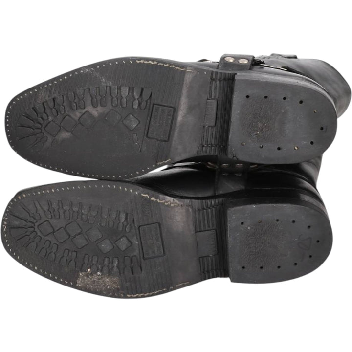 Harley-Davidson Square Toe Ring Boots Men's 27.0cm unclear black type Vintage Second Hand
