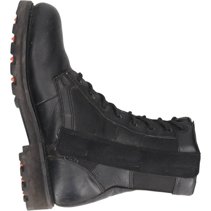 Harley-Davidson Side Zip Boots 10 Men's 27.0cm genuine leather black type Vintage Second Hand