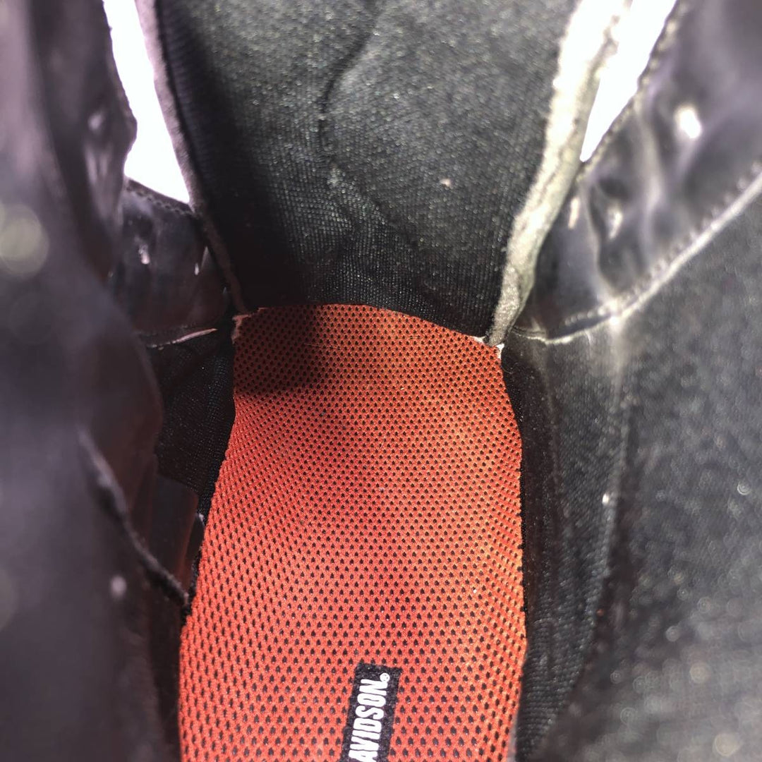 Harley-Davidson Side Zip Boots 10 Men's 27.0cm genuine leather black type Vintage Second Hand
