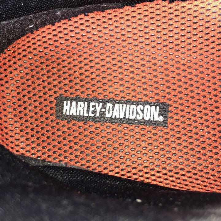 Harley-Davidson Side Zip Boots 10 Men's 27.0cm genuine leather black type Vintage Second Hand
