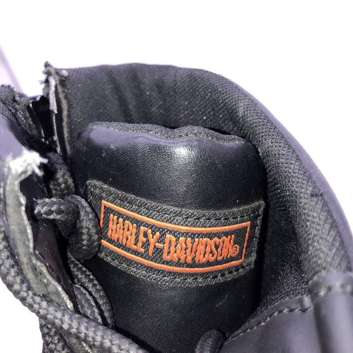 Harley-Davidson Side Zip Boots 10 Men's 27.0cm genuine leather black type Vintage Second Hand