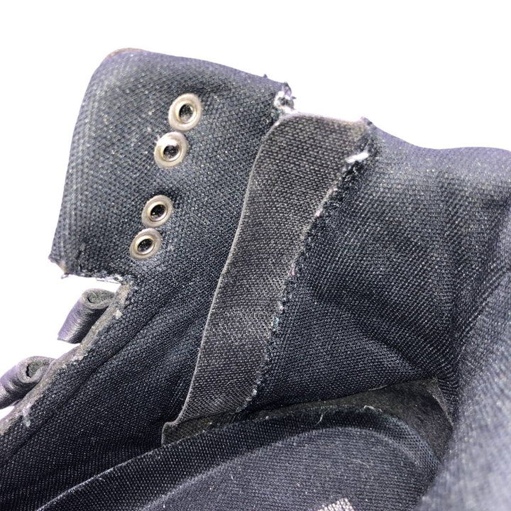 Harley-Davidson Side-Zip Boots, Size 7 1/2 Men's 25.5cm genuine leather black type Vintage Second Hand