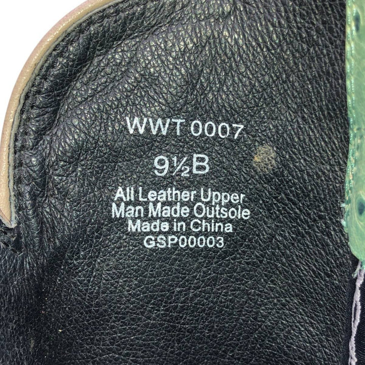 Twisted X Western Boots 9 1/2 B Women's 26.0cm genuine leather Beige type Vintage Second Hand