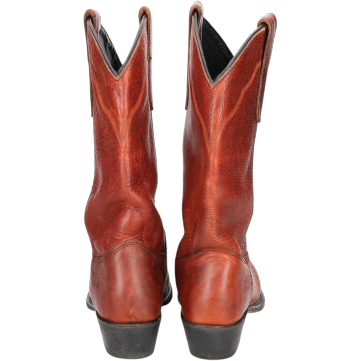 DOUBLE H COWBOY Western Boots, Made in USA, Size 7.5W Women's 23.0cm unclear red type reddish brown Vintage Second Hand