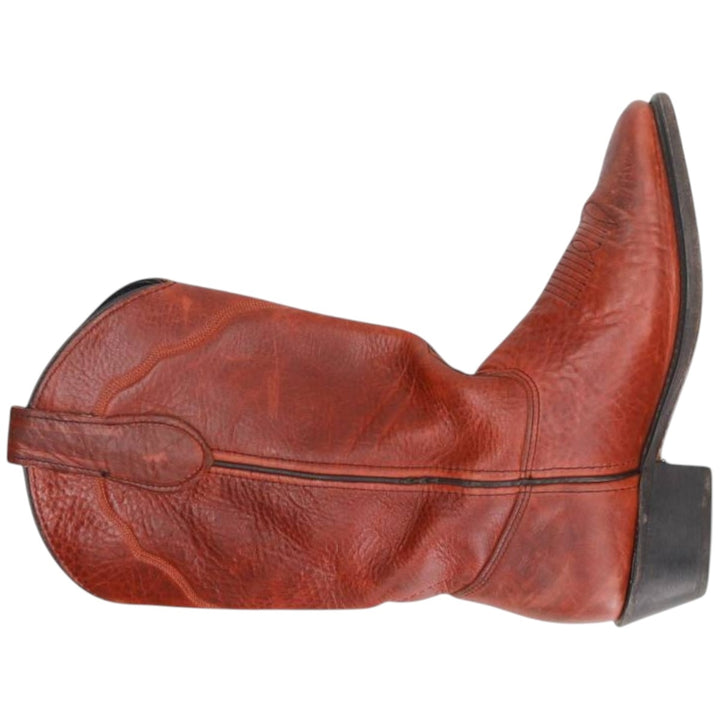 DOUBLE H COWBOY Western Boots, Made in USA, Size 7.5W Women's 23.0cm unclear red type reddish brown Vintage Second Hand