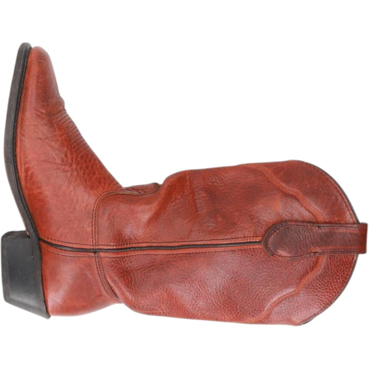 DOUBLE H COWBOY Western Boots, Made in USA, Size 7.5W Women's 23.0cm unclear red type reddish brown Vintage Second Hand