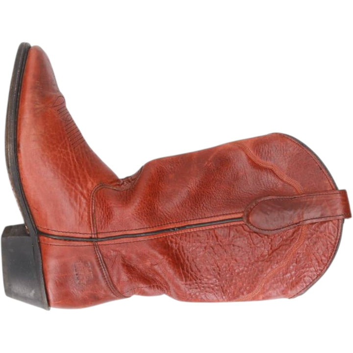 DOUBLE H COWBOY Western Boots, Made in USA, Size 7.5W Women's 23.0cm unclear red type reddish brown Vintage Second Hand