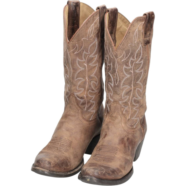 SHYANNE Western Boots 8 1/2-M Women's 25.5cm genuine leather brown type Vintage Second Hand