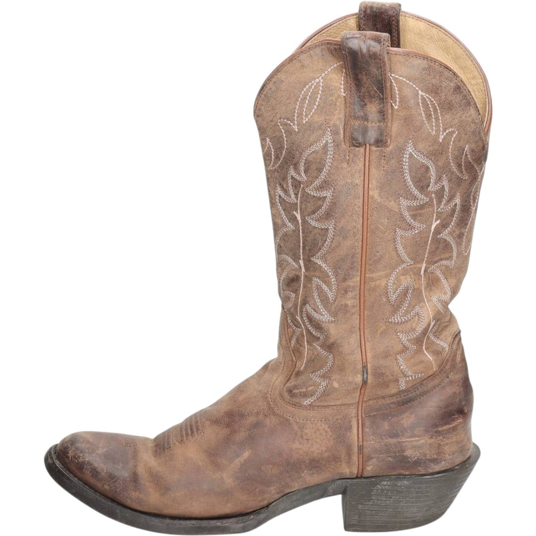 SHYANNE Western Boots 8 1/2-M Women's 25.5cm genuine leather brown type Vintage Second Hand