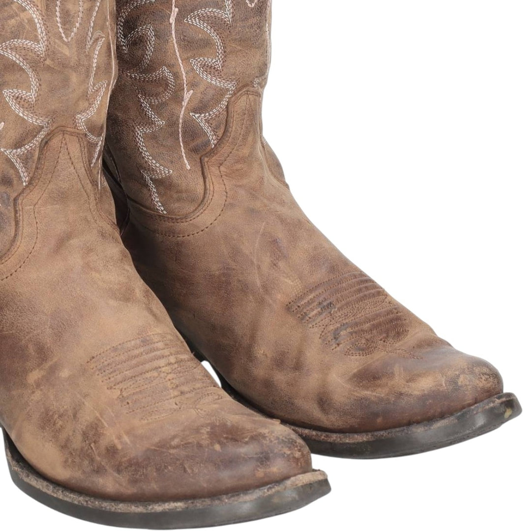 SHYANNE Western Boots 8 1/2-M Women's 25.5cm genuine leather brown type Vintage Second Hand
