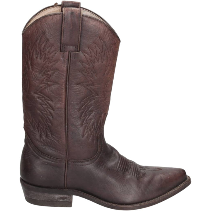 Platform Western Boots, Size 42 Men's 25.0cm unclear brown type Vintage Second Hand