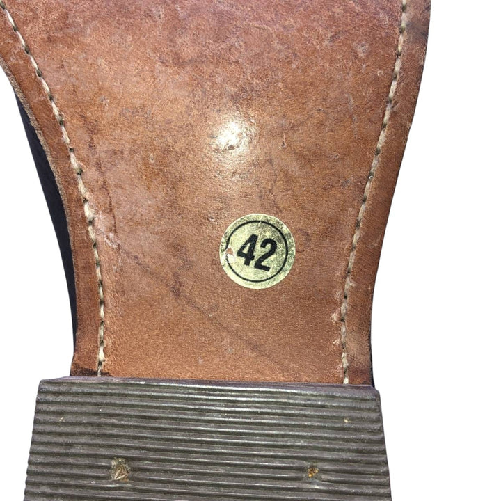 Platform Western Boots, Size 42 Men's 25.0cm unclear brown type Vintage Second Hand