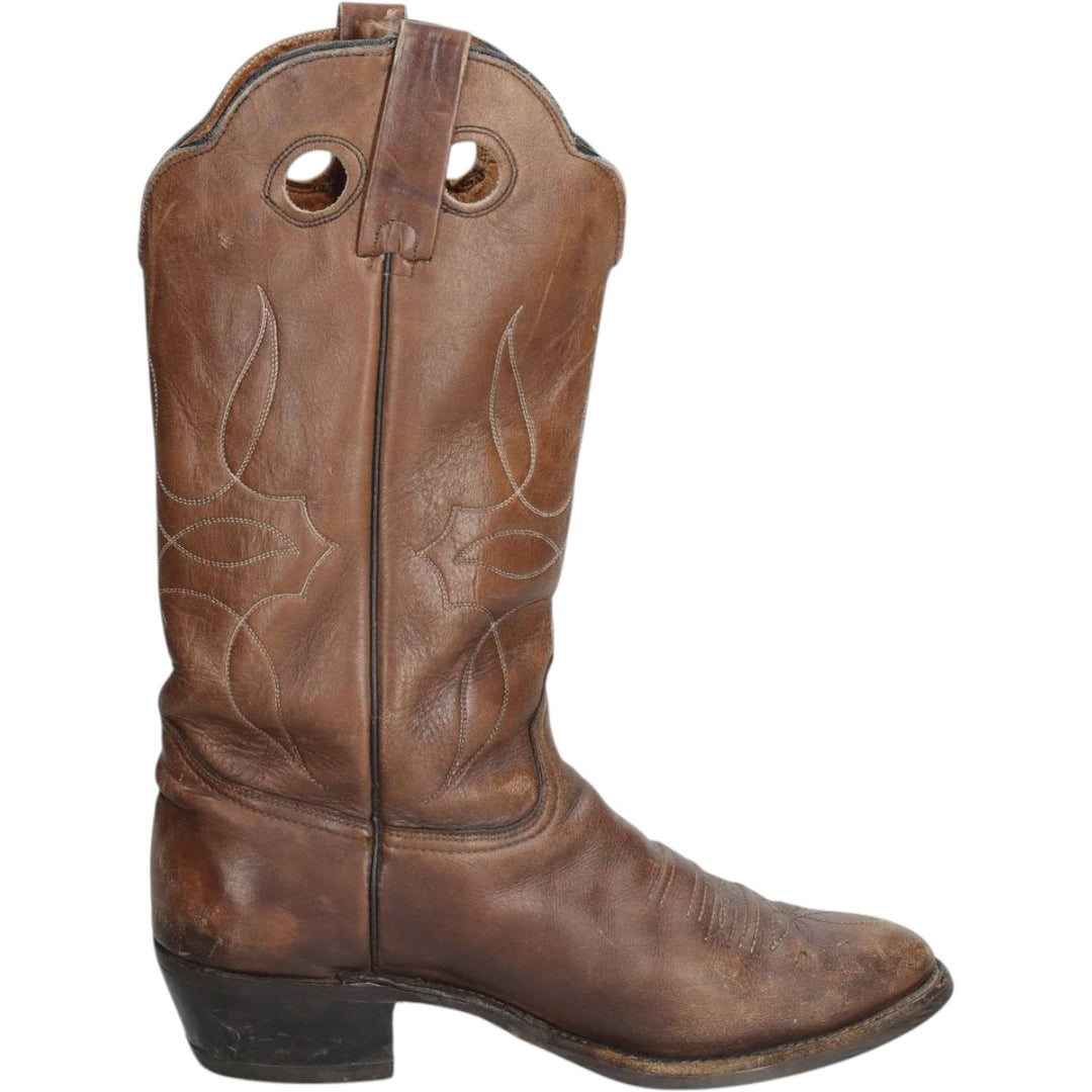 Platform Western Boots, Made in USA, Size 9 1/2 D Men's 26.0cm unclear brown type Vintage Second Hand