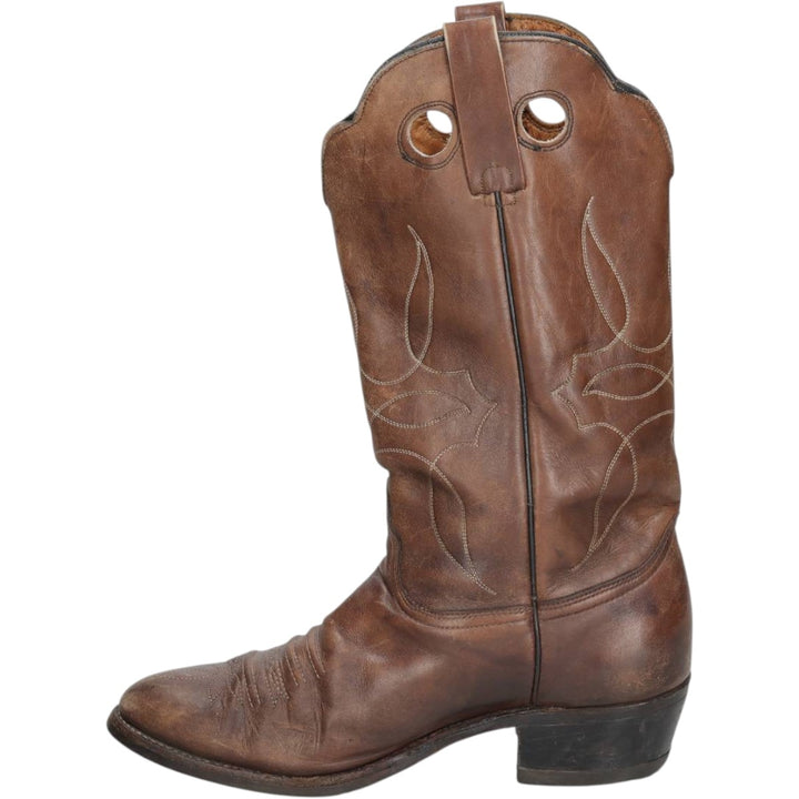 Platform Western Boots, Made in USA, Size 9 1/2 D Men's 26.0cm unclear brown type Vintage Second Hand