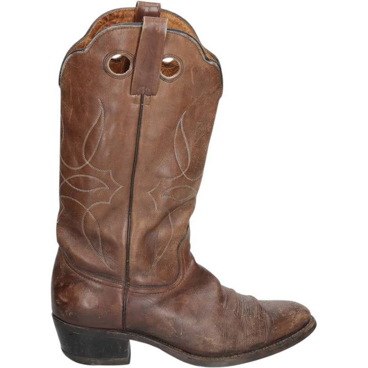 Platform Western Boots, Made in USA, Size 9 1/2 D Men's 26.0cm unclear brown type Vintage Second Hand