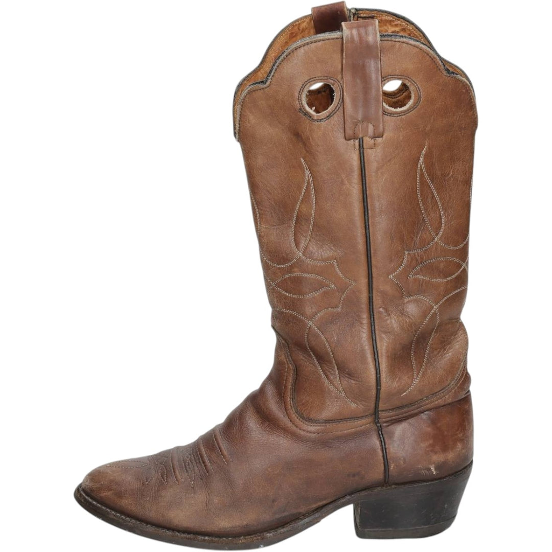 Platform Western Boots, Made in USA, Size 9 1/2 D Men's 26.0cm unclear brown type Vintage Second Hand