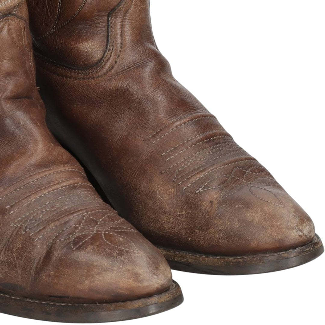 Platform Western Boots, Made in USA, Size 9 1/2 D Men's 26.0cm unclear brown type Vintage Second Hand