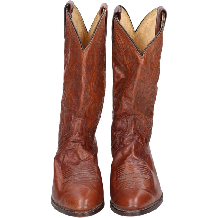 Danpost Platform Western Boots, Size 9D Men's 25.5cm unclear brown type Vintage Second Hand