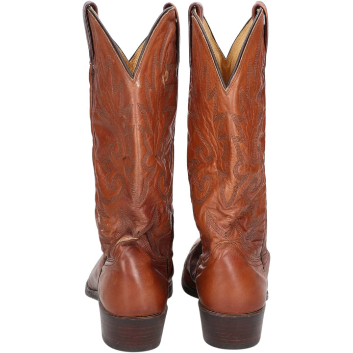 Danpost Platform Western Boots, Size 9D Men's 25.5cm unclear brown type Vintage Second Hand