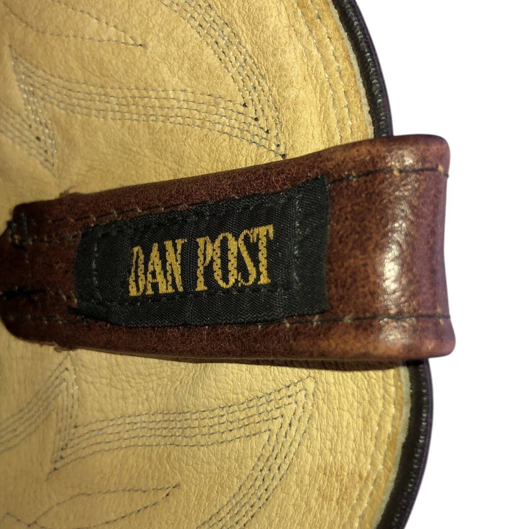 Danpost Platform Western Boots, Size 9D Men's 25.5cm unclear brown type Vintage Second Hand