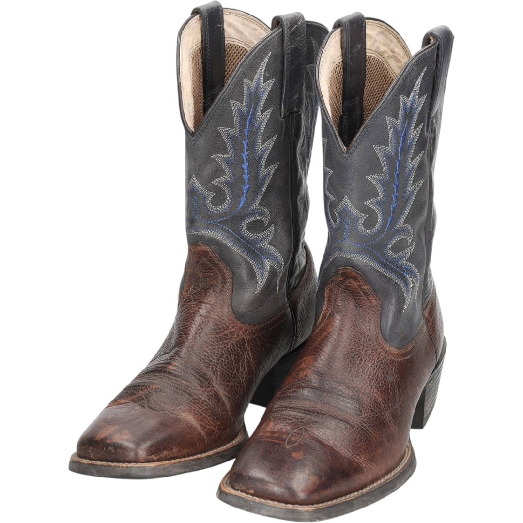 Ariat Square Toe Platform Western Boots, Size 8 1/2 D Men's 26.0cm unclear brown type Vintage Second Hand