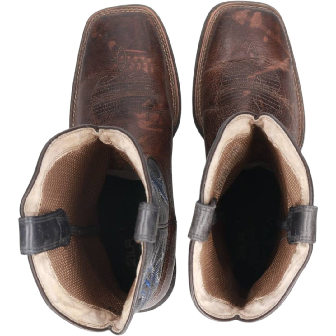Ariat Square Toe Platform Western Boots, Size 8 1/2 D Men's 26.0cm unclear brown type Vintage Second Hand