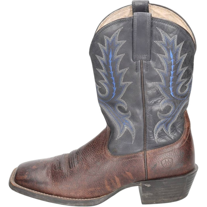 Ariat Square Toe Platform Western Boots, Size 8 1/2 D Men's 26.0cm unclear brown type Vintage Second Hand