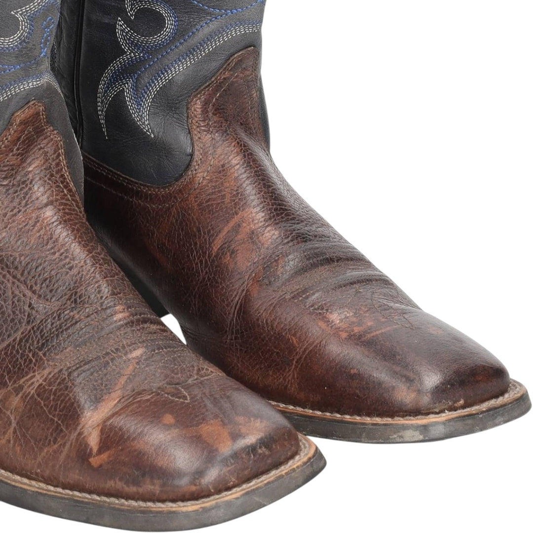 Ariat Square Toe Platform Western Boots, Size 8 1/2 D Men's 26.0cm unclear brown type Vintage Second Hand