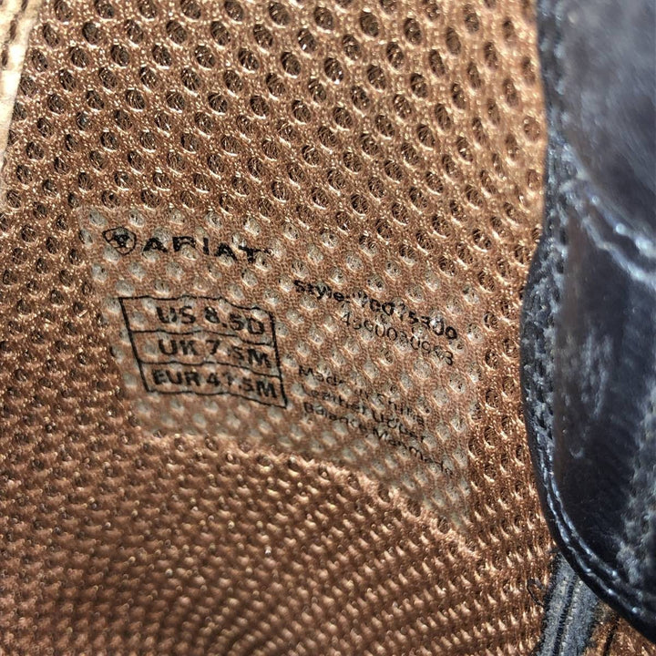 Ariat Square Toe Platform Western Boots, Size 8 1/2 D Men's 26.0cm unclear brown type Vintage Second Hand