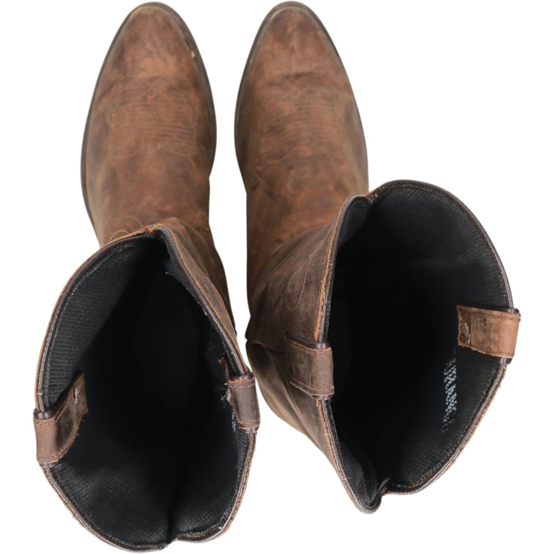 Durango platform Western boots, made in the USA, size 10 1/2 D Men's 27.0cm unclear brown type Vintage Second Hand