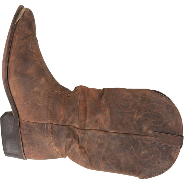 Durango platform Western boots, made in the USA, size 10 1/2 D Men's 27.0cm unclear brown type Vintage Second Hand