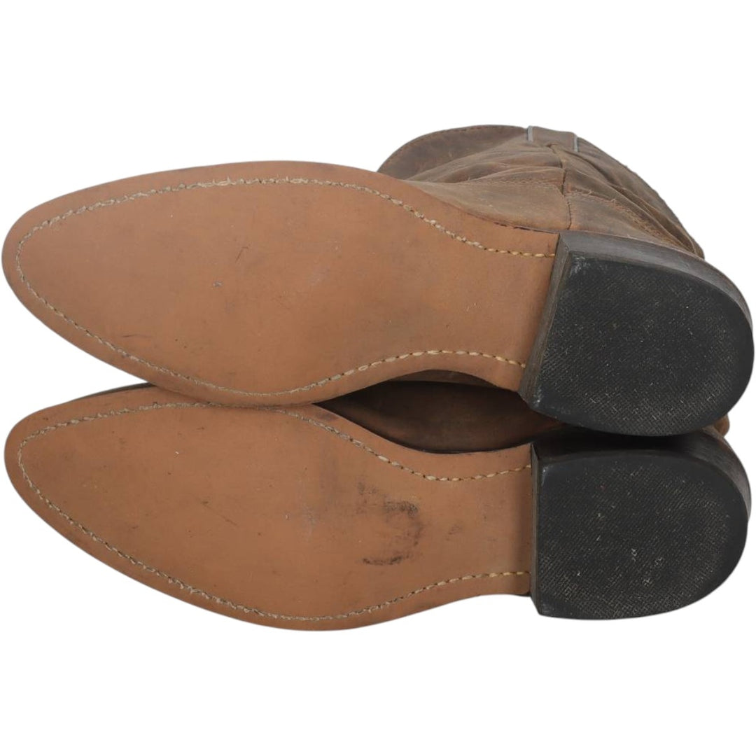 Durango platform Western boots, made in the USA, size 10 1/2 D Men's 27.0cm unclear brown type Vintage Second Hand
