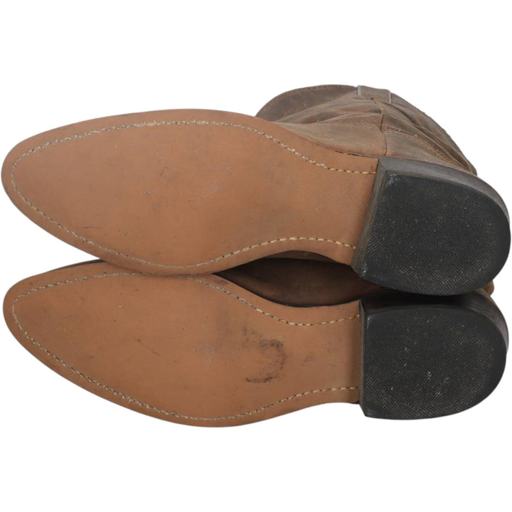 Durango platform Western boots, made in the USA, size 10 1/2 D Men's 27.0cm unclear brown type Vintage Second Hand