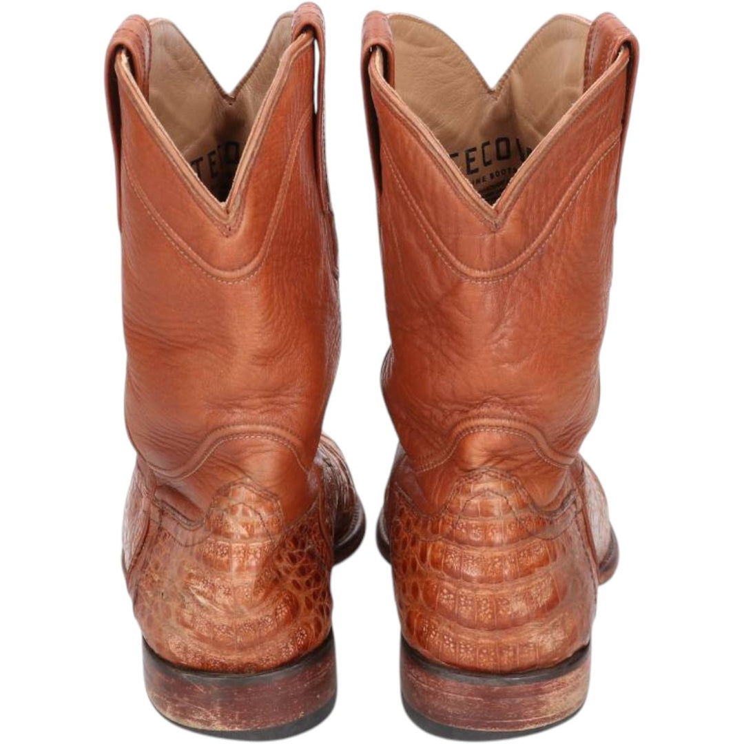 Tecovas Handmade Western Boots, Size 10 D Men's 28.0cm genuine leather brown type Vintage Second Hand