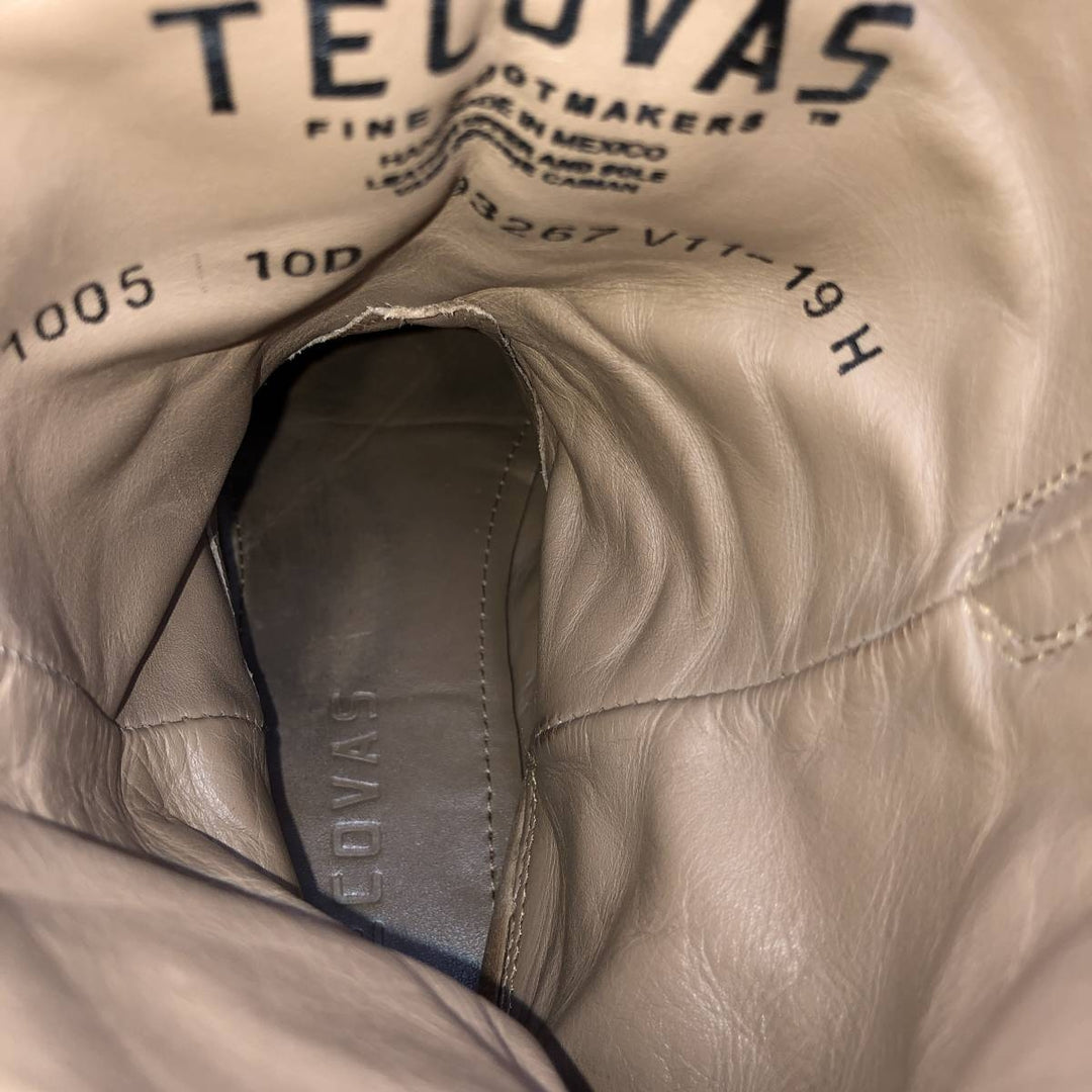 Tecovas Handmade Western Boots, Size 10 D Men's 28.0cm genuine leather brown type Vintage Second Hand