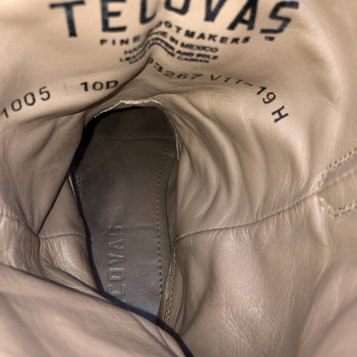 Tecovas Handmade Western Boots, Size 10 D Men's 28.0cm genuine leather brown type Vintage Second Hand