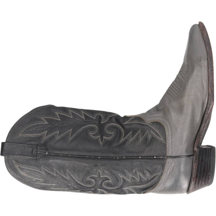 Danpost Platform Two-Tone Western Boots, Size 9 1/2D Men's 26.0cm unclear black type Vintage Second Hand
