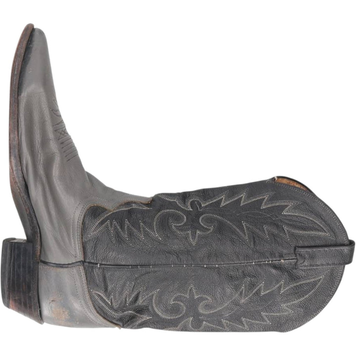 Danpost Platform Two-Tone Western Boots, Size 9 1/2D Men's 26.0cm unclear black type Vintage Second Hand
