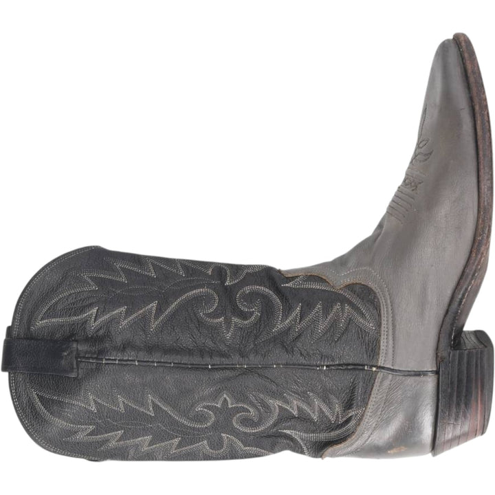 Danpost Platform Two-Tone Western Boots, Size 9 1/2D Men's 26.0cm unclear black type Vintage Second Hand