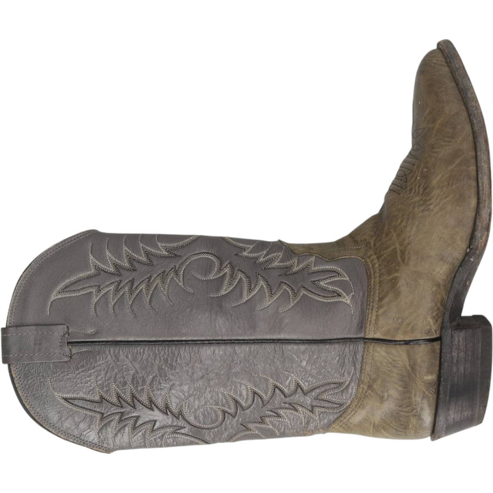 1980s Nocona Boots 8817 C Two-tone Platform Western Boots, Size 9 1/2E (Men's equivalent to 10.2"), Vintage /saa016149 Men's 26.0cm unclear gray type Vintage Second Hand