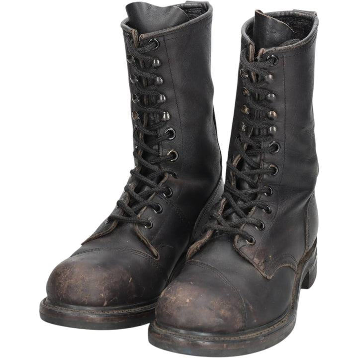 1990s US Military Issue Steel Toe Military Boots, Made in USA, Men's Size 10.4" (approx.), Vintage /saa016154 Men's 26.5cm unclear black type Vintage Second Hand