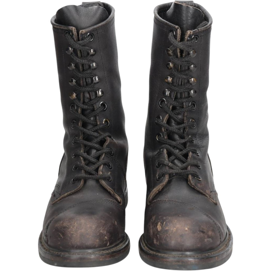 1990s US Military Issue Steel Toe Military Boots, Made in USA, Men's Size 10.4" (approx.), Vintage /saa016154 Men's 26.5cm unclear black type Vintage Second Hand